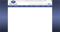 Desktop Screenshot of mercyflights.com